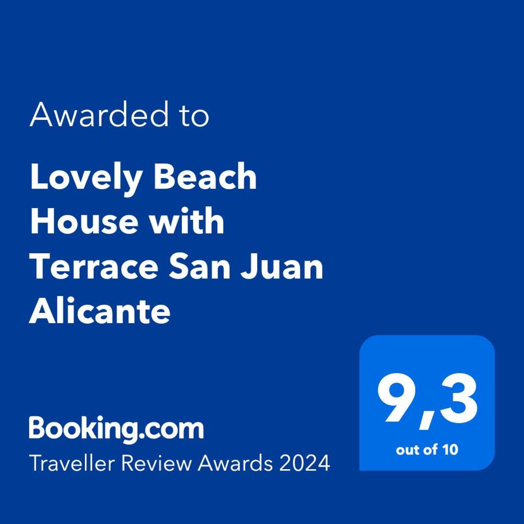 Lovely Beach House With Terrace San Juan Alicante El Campello Exteriör bild